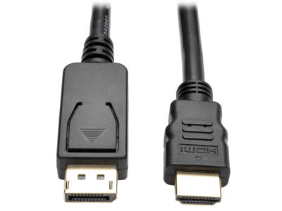 Tripp Lite P582-006-V2 videokabel adapter 1,83 m DisplayPort HDMI Sort, Metallic