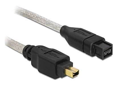 DeLOCK FireWire A/B, 3.0m 3 m Grå