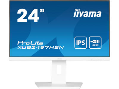 iiyama ProLite XUB2497HSN-W2 computerskærm 60,5 cm (23.8") 1920 x 1080 pixel Fuld HD LED Hvid