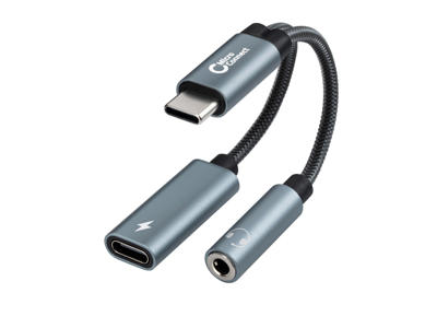 Microconnect MC-USBC-AUDIOCF videokabel adapter 0,13 m Sølv