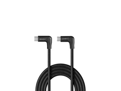 Lindy 32023 USB-kabel USB 3.2 Gen 2 (3.1 Gen 2) 1 m USB C Sort