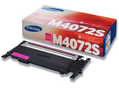 Toner, CLT-M4072S, Magenta-rød, 1.000 sider, Samsung 4072S