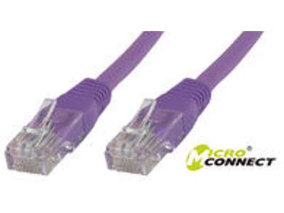 Microconnect UTP505P netværkskabel Lilla 5 m Cat5e U/UTP (UTP)