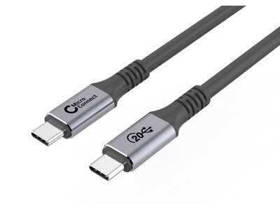 Microconnect USB3.2CC3 USB-kabel USB 3.2 Gen 2 (3.1 Gen 2) 3 m USB C Sort