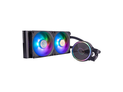 Cooler Master MasterLiquid PL240 Flux Processor Væskekølingssæt 12 cm Sort