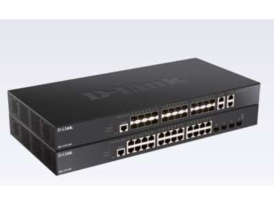 D-Link DXS-1210-28S netværksswitch Administreret L2/L3 10G Ethernet (100/1000/10000) 1U Sort