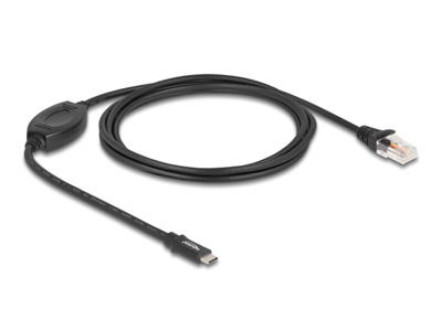 DeLOCK 64305 serielkabel Sort 1,8 m USB Type-C RS-232