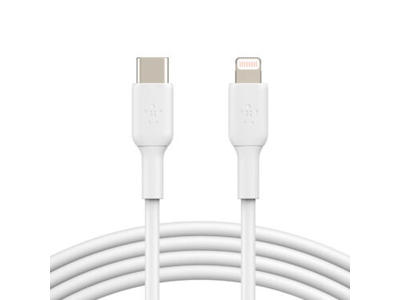 Belkin CAA003BT1MWH Lightning kabel 1 m Hvid