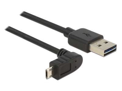 DeLOCK 83856 USB-kabel USB 2.0 2 m USB A Micro-USB B Sort