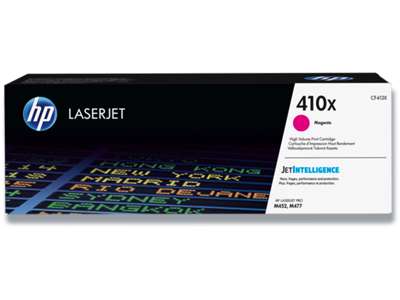 Toner, 410X, Magenta-rød, 5.000 sider, HP CF413X