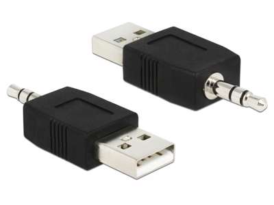 DeLOCK 66069 kabel kønsskifter USB A 3.5 Sort