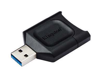 Kingston Technology MobileLite Plus kortlæser USB 3.2 Gen 1 (3.1 Gen 1) Type-A Sort