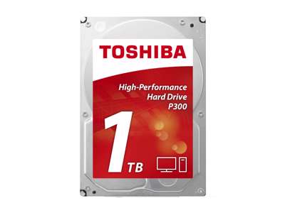 Toshiba P300 1TB harddisk 7200 rpm 64 MB 3.5" Serial ATA III