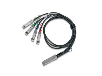 Nvidia 980-9I48B-00C002 InfiniBand og fiberoptisk kabel QSFP28 4xSFP28 Sort