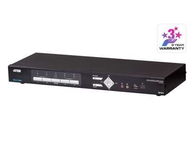 ATEN CM1164A KVM Switch Stativ-montering Sort