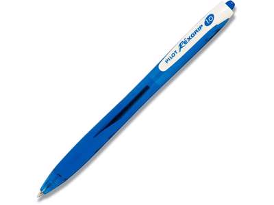 Kuglepen, 1.0 mm, 0.27 mm, Blå, Pilot Rexgrip Medium BRG-10M-BG-L