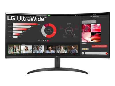 LG 34WR50QK-B computerskærm 86,4 cm (34") 3440 x 1440 pixel Wide Quad HD Sort