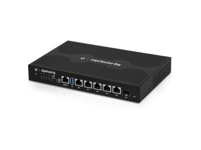 Ubiquiti EdgeRouter 6P kabelforbundet router Gigabit Ethernet Sort