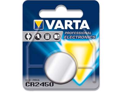 Batteri, CR2450, 3 V, 1 stk, Varta Electronic