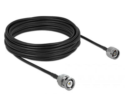 DeLOCK 90425 koaxial kabel LMR195 10 m Sort, Grå