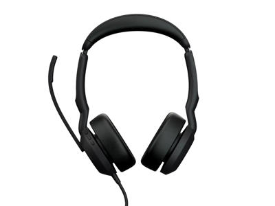 Jabra Evolve2 50 Headset Ledningsført Kontor/Callcenter USB Type-C / USB Type-A Bluetooth Sort