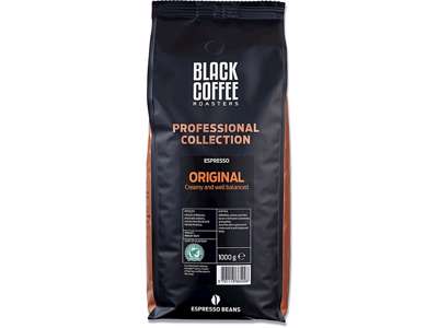 Kaffe, Hele bønner, Espresso, 1000 g, 1 pose, BKI Black Coffee Roasters Original