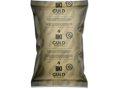 Kaffe, Filter formalet, Mellem- eller mørkristede, 200 g, 1 pose, BKI Java Guld