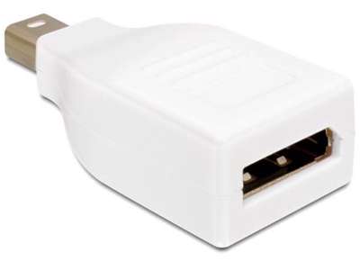 DeLOCK DisplayPort Mini M/FM DP Mini M DP FM Hvid