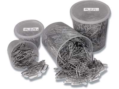 Papirclips, 33 mm, Krom, 500 stk, Esselte 