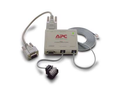 APC REMOTE POWER OFF strømadapter og vekselret Beige