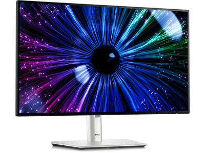 DELL UltraSharp U2424HE computerskærm 60,5 cm (23.8") 1920 x 1080 pixel Fuld HD LCD Sort, Sølv