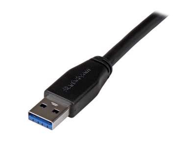 StarTech.com USB3SAB10M USB-kabel USB 3.2 Gen 1 (3.1 Gen 1) 10 m USB A USB B Sort