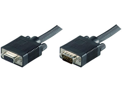 Microconnect MONGH3B VGA kabel 3 m VGA (D-Sub) Sort