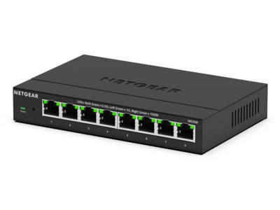 NETGEAR MS308 Ikke administreret 2.5G Ethernet (100/1000/2500) Sort