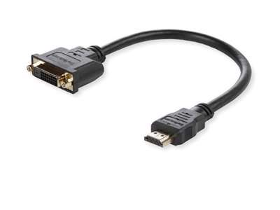 Microconnect HDMDVI15CM videokabel adapter 0,15 m HDMI Type A (Standard) DVI-D Sort