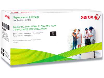 Toner, TN2120, Black-sort, 2.600 sider, Xerox XRC 003R99781