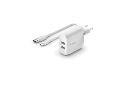 Belkin WCE001VF1MWH oplader til mobil enhed Universel Hvid Vekselstrøm Indendørs