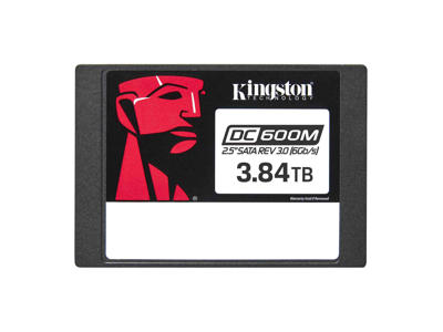 Kingston Technology 3840G DC600M (blandet brug) 2,5" Enterprise SATA SSD