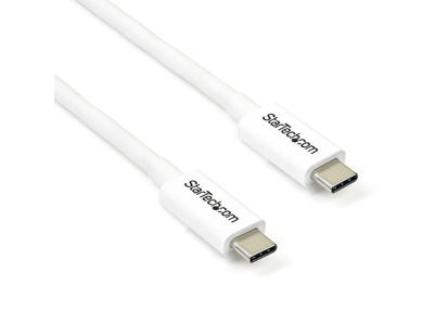 StarTech.com TBLT3MM2MW Thunderbolt kabel 2 m 20 Gbit/sek. Hvid