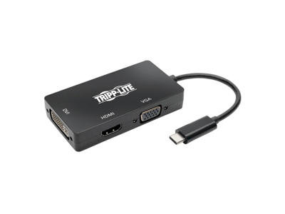 Tripp Lite U444-06N-HDV4KB USB grafisk adapter 3840 x 2160 pixel Sort