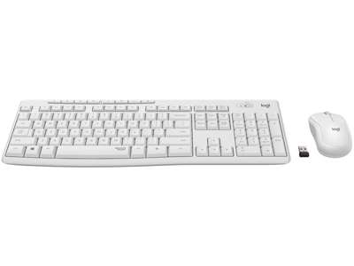 Logitech MK295 Silent Wireless Combo Desktop set, Off White (Nordic)