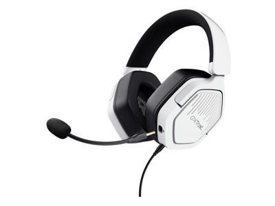 Trust GXT492W Carus Headset Ledningsført Spil Hvid