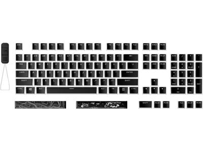 HP HyperX Pudding Keycaps 2 - Full Key Set - PBT - Black (US Layout)