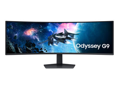 Samsung G95C computerskærm 124,5 cm (49") 5120 x 1440 pixel Dual QHD LED Sort