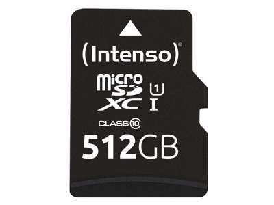 Intenso microSD Karte UHS-I Premium 512 GB Klasse 10