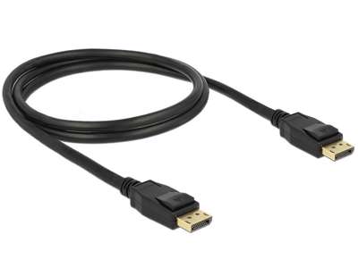 DeLOCK 1m Displayport 1.2a Sort