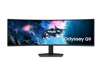 Samsung G95C computerskærm 124,5 cm (49") 5120 x 1440 pixel Dual QHD LED Sort