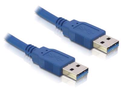 DeLOCK 0.5m USB 3.0 USB-kabel USB 3.2 Gen 1 (3.1 Gen 1) 0,5 m USB A Blå