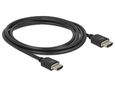 DeLOCK 85294 HDMI-kabel 2 m HDMI Type A (Standard) Sort