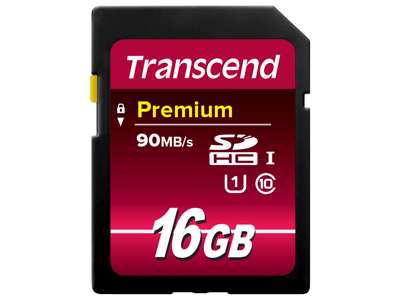 Transcend 16GB SDHC Class 10 UHS-I NAND Klasse 10